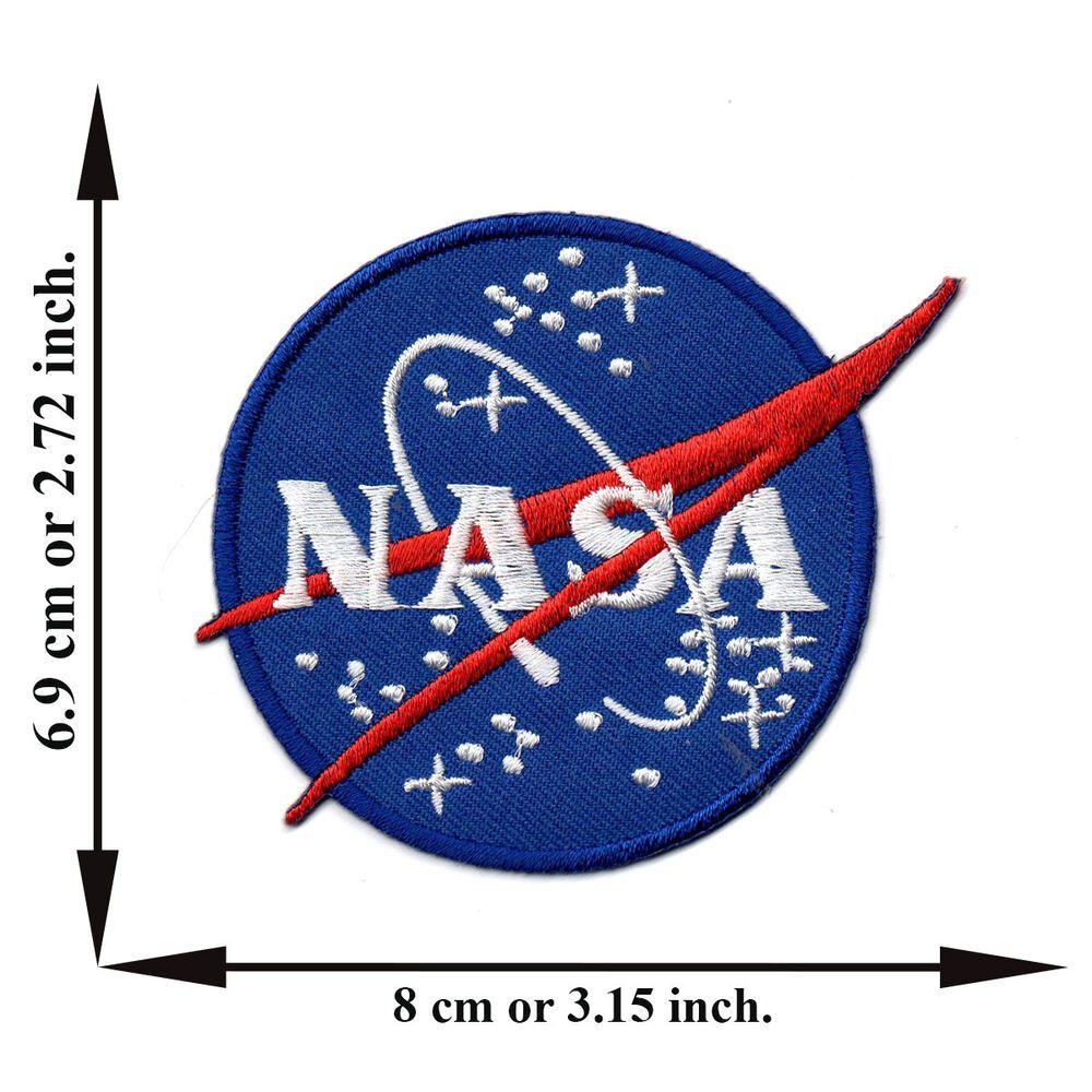 NASA Space Logo - Nasa Space Logo Sign Symbol Applique V01 Iron on Patch Sew For T ...