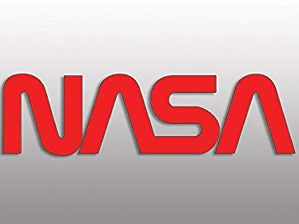 NASA Space Logo - Amazon.com: American Vinyl RED NASA Worm Letters Sticker (Space Logo ...