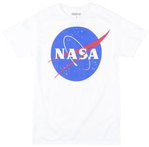 NASA Space Logo - Nasa Space Logo T-Shirt Mens White | eBay