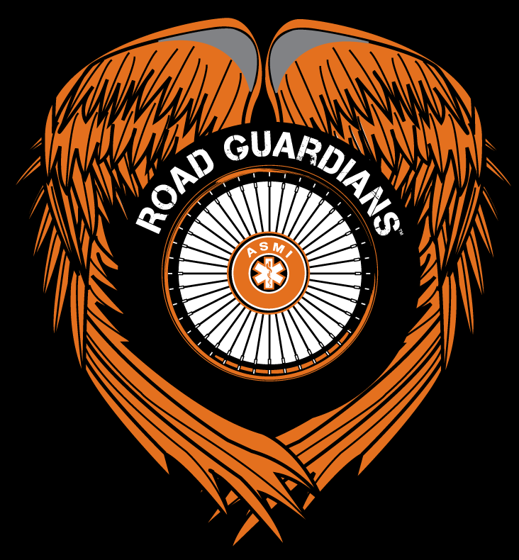 RG in Orange Circle Logo - RG Patch | Road Guardians