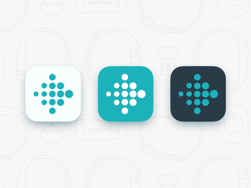 Fitbit App Logo - Fitbit App Icon Update by Jason Zigrino | Dribbble | Dribbble