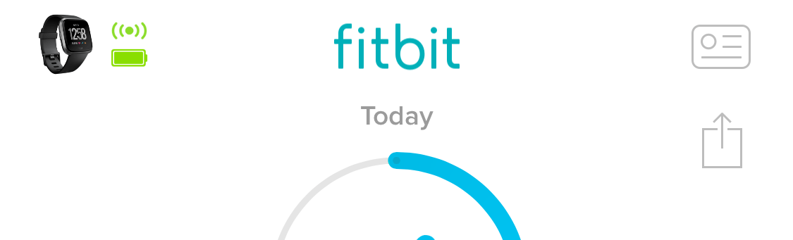 Fitbit App Logo - this symbol is flashing above my batt... - Fitbit Community