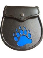 Blue Bear Paw Logo - Blue Bear Paw Sporran - Kilted Bros