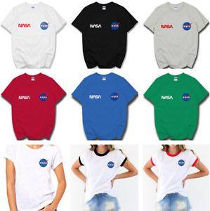 NASA Space Logo - NASA Space Logo T-shirt Printed Bodybuilding Design for Men Women ...