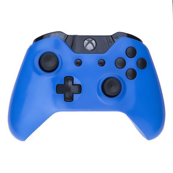 Electric Black Xbox Logo - Buy Xbox One Controller - Electric Blue & Black Buttons