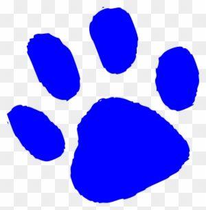 Blue Bear Paw Logo - Paw Prints Clipart - Bear Paw Clip Art Black And White - Free ...