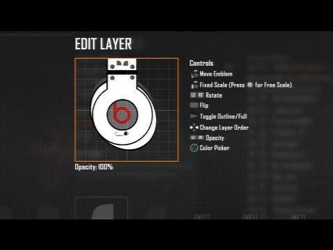 Cool Beats Logo - Black Ops 2: Beats by Dre Emblem Tutorial/How to make! (Beats LOGO ...