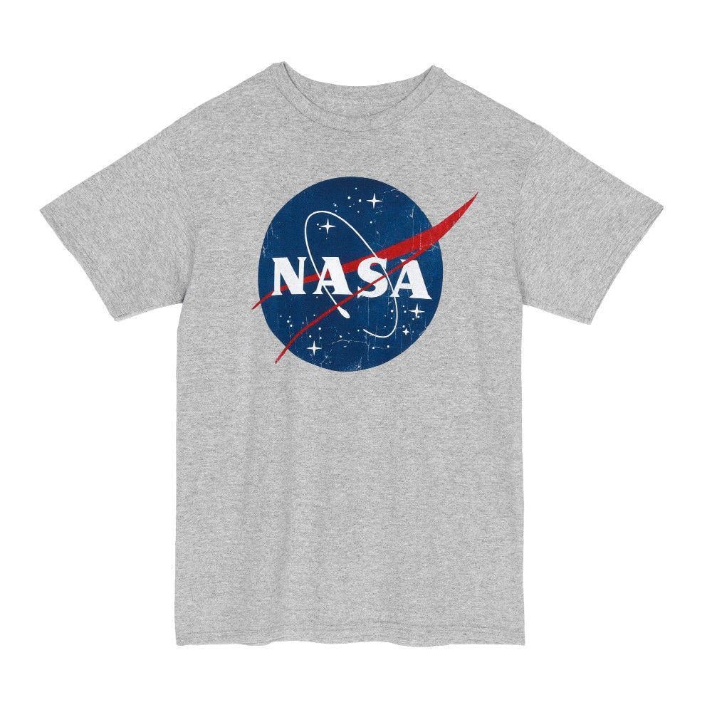 NASA Space Logo - NASA Space Logo Officially Licensed Adult Unisex T Shirt Heather ...