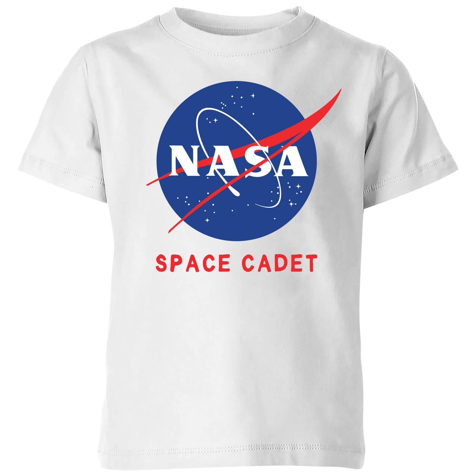 NASA Space Logo - NASA Space Cadets Logo Kids' T-Shirt - White | IWOOT