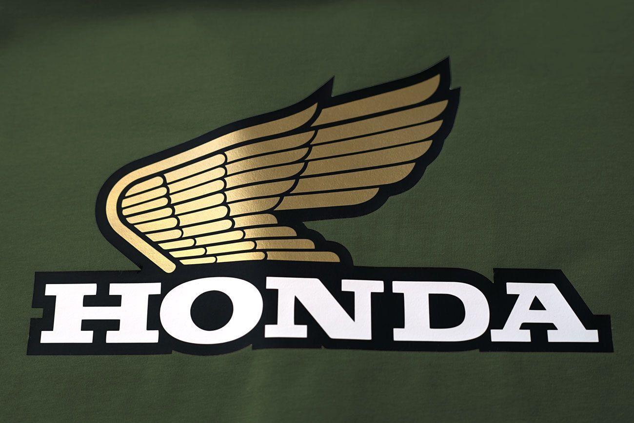 Honda Biker Logo - Classic Biker HONDA T SHIRT Premium Quality Tee Retro Inspired