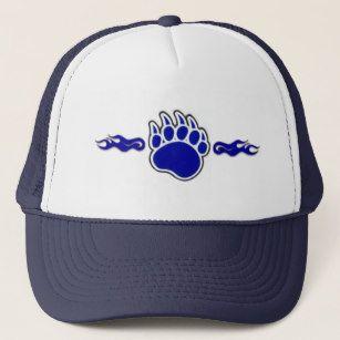 Blue Bear Paw Logo - Gay Bear Paw Hats & Caps | Zazzle