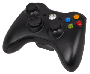 Electric Black Xbox Logo - Xbox 360 controller