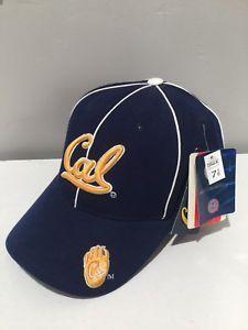Blue Bear Paw Logo - U.C BERKELEY CAL BEARS Blue Bear Paw Fitted Cap Baseball Hat 7 1 8