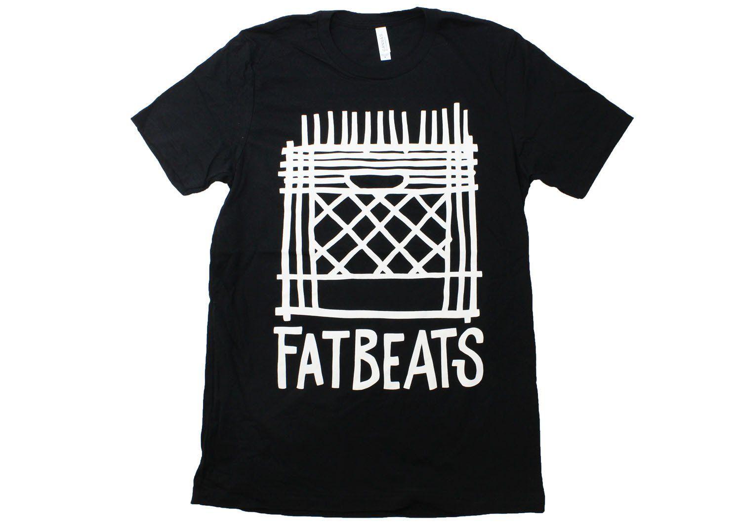 Black and White Beats Logo - Fat Beats 