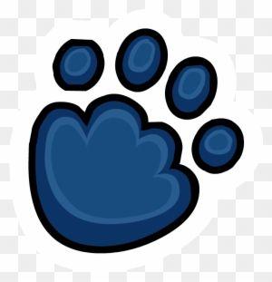 Blue Bear Paw Logo - Paw Prints Clipart Paw Clip Art Black And White