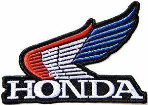 Honda Biker Logo - HONDA Big Wing Logo Motorcycle Biker Racing Patch Iron on Suit