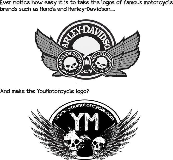 Honda Biker Logo - History of Skulls, Wings, and Motorcycling - YouMotorcycle