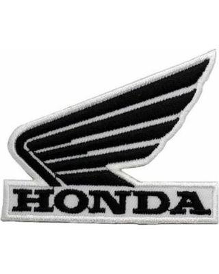 Honda Biker Logo - Deals On Honda Wing White Black Racing Team Motorcycle Biker 2.5 X