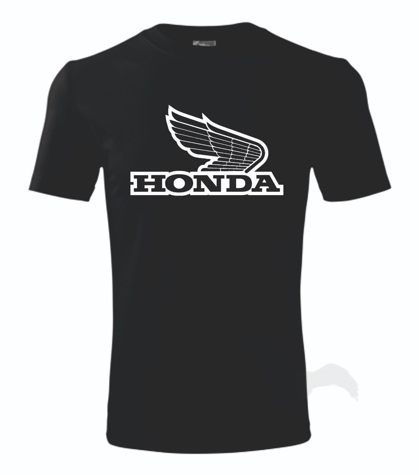 Honda Biker Logo - HONDA CLASSIC VINTAGE LOGO MOTORBIKE BIKER MOTORCYCLE BIKE MEN BOYS