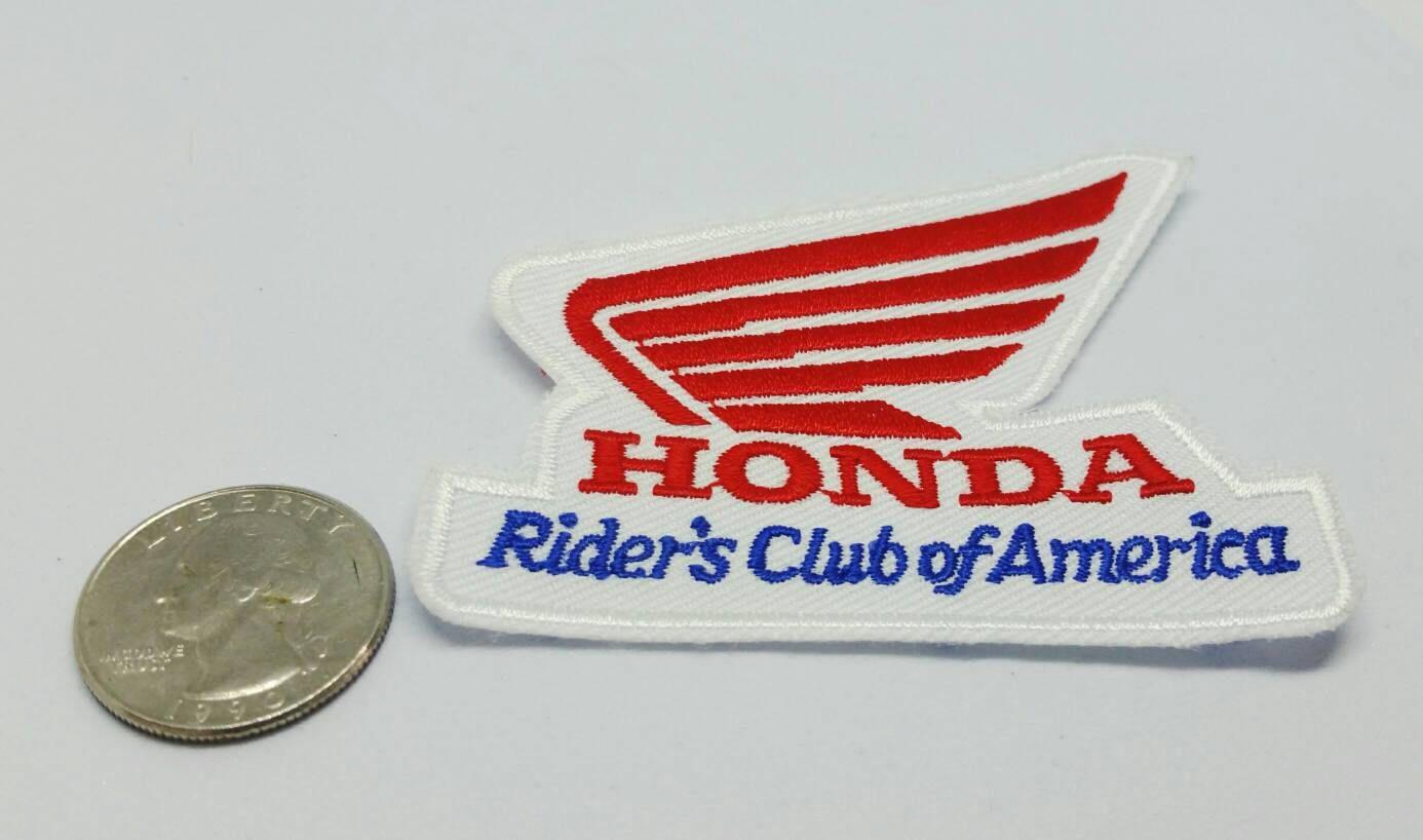Honda Biker Logo - Free US Shipping / Vintage Honda Riders Club of America Patch