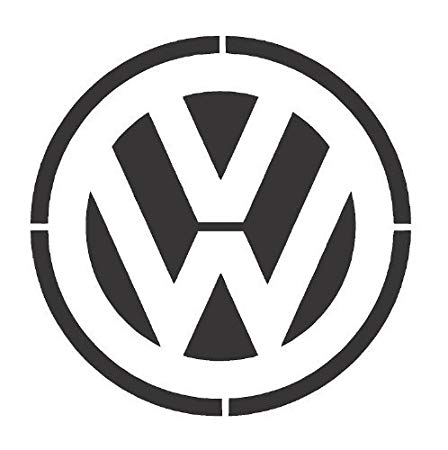 V w Logo - VW LOGO Airbrush, A4 . Wall Art , Paint Stencil, Genuine Mylar Re-Useable  125 micron
