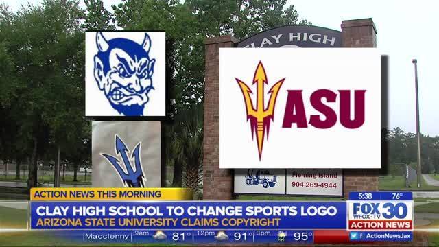 Trident Sports Logo - After cease and desist from Arizona State, Clay High looking at logo