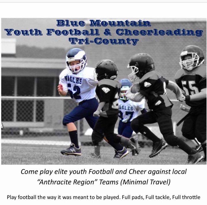 Blue Mountain Eagles Logo - Blue Mountain Eagles Tri County Football And Cheerleading Sign Ups