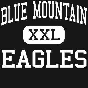 Blue Mountain Eagles Logo - Go Mountain Eagles T-Shirts - T-Shirt Design & Printing | Zazzle