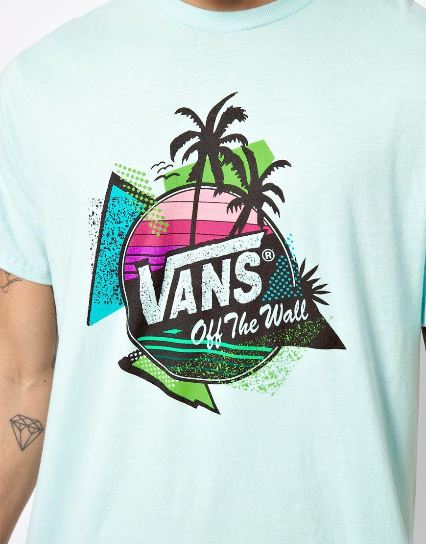 Vans California Logo - Lyst - Vans Vans Tshirt California Incline Logo Slim Fit in Green ...