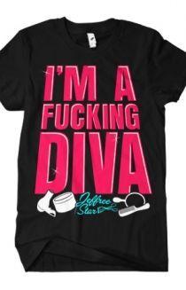 Star Shirt Company Logo - Jeffree Star Diva Tee $14.99. Fashion. Jeffree star, Stars, Diva