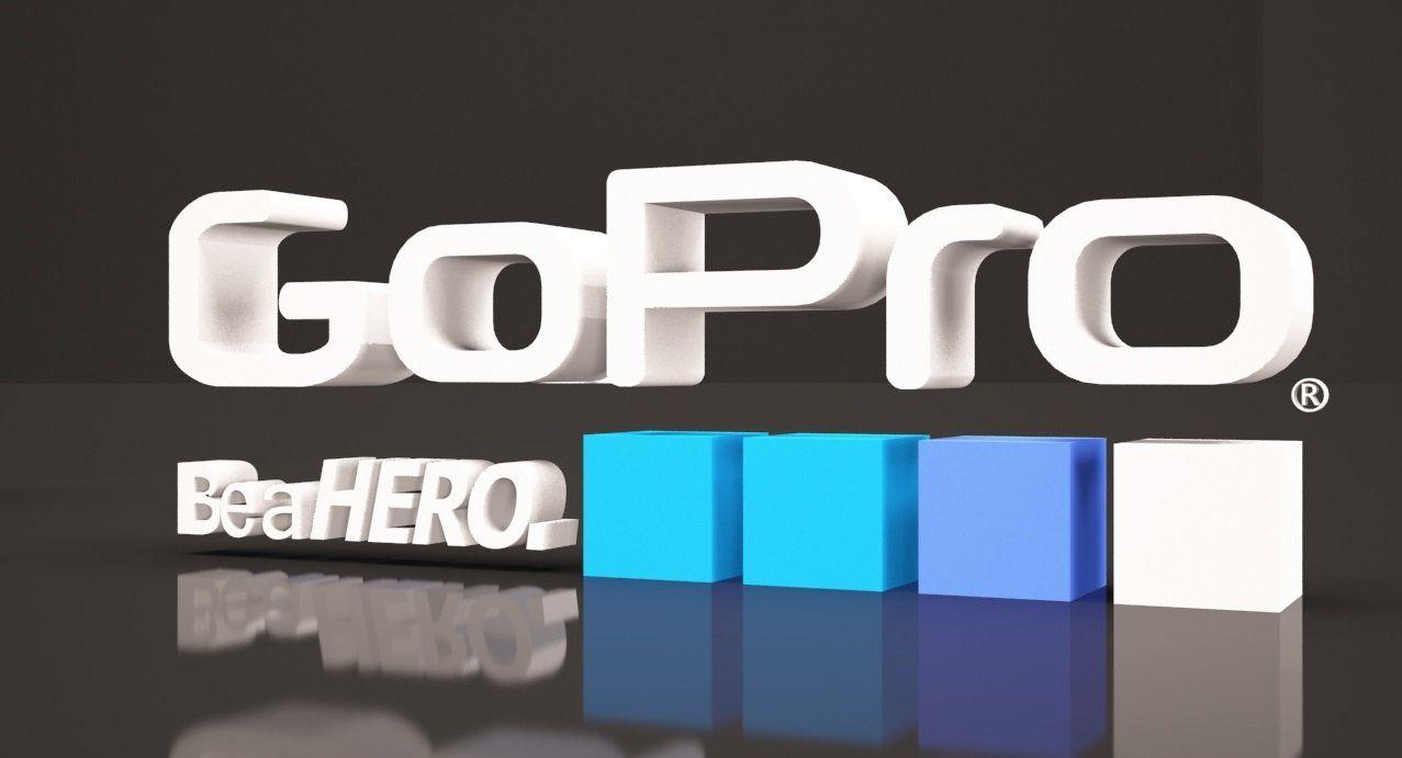 GoPro Logo - Logo GoPro 3D Model in Other 3DExport