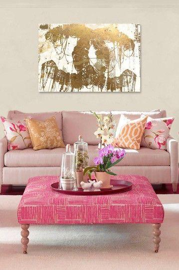 Classy Pink Chanel Logo - home inspiration {pink + gold rooms} | Living decor | Home Decor ...