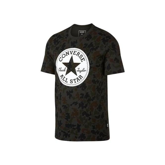 Star Shirt Company Logo - Converse Converse All Star Big Logo T Shirt Camo Green 359 10005875