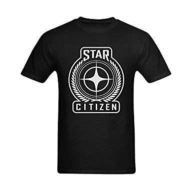 Star Shirt Company Logo - Men's Star Citizen Logo T Shirt: Amazon.co.uk: Clothing