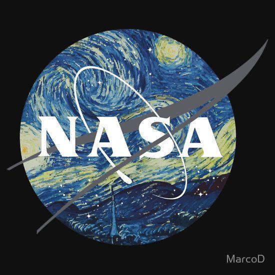 Cool NASA Logo - Nasa Logo Van Gogh. Unisex T Shirt. Fashion
