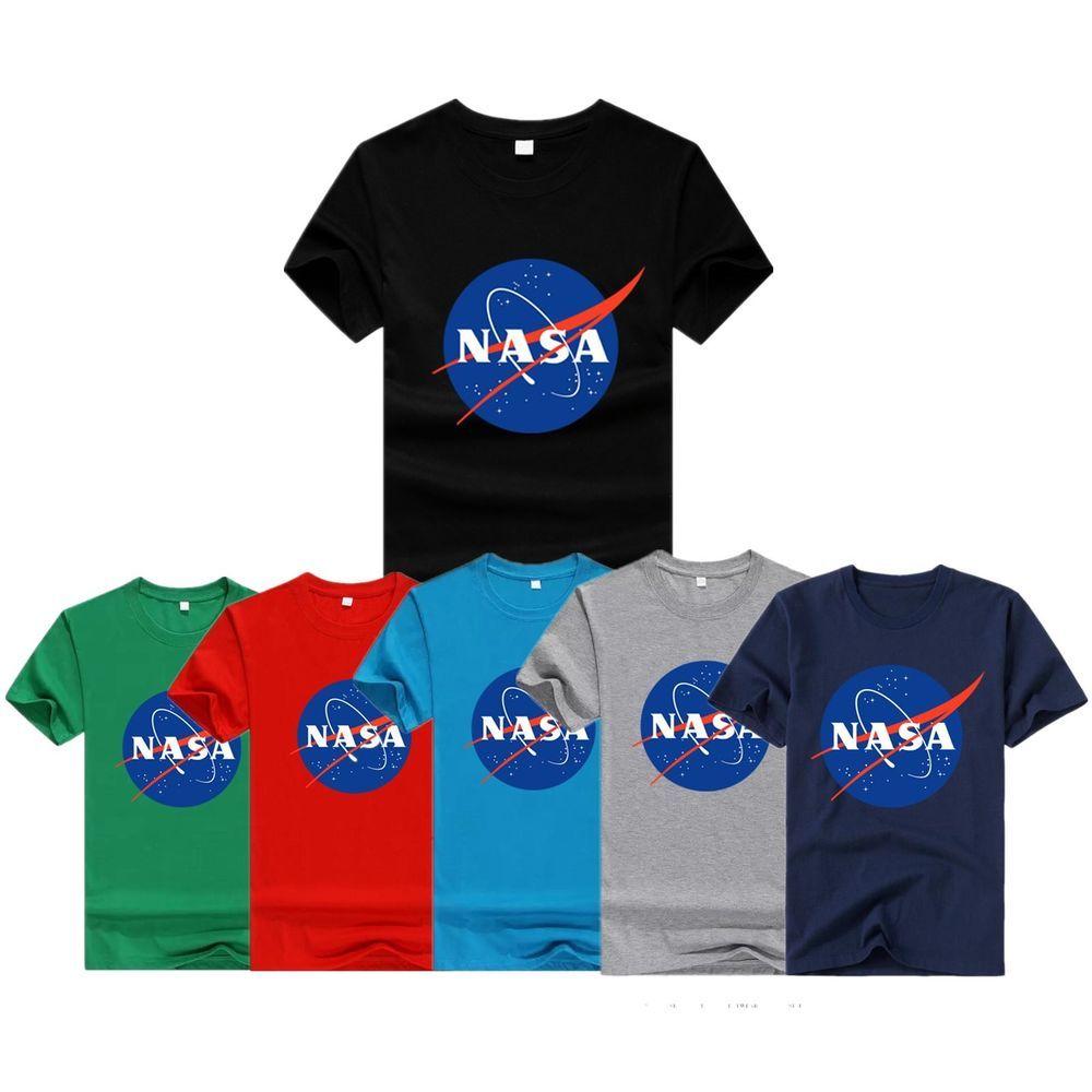 Cool NASA Logo - Cool NASA Logo Space Astronaut Men's Casual T Shirt Summer Tee Tops