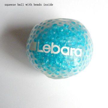 Stress Ball with Logo - China Beads gel stress ball with customized logo for promotion on ...