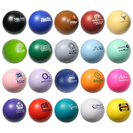 Stress Ball with Logo - Amazon.com: 150 Personalized Stress Balls Custom Printed with Your ...