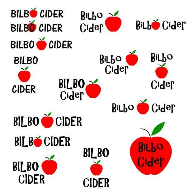 Red Lowercase'i Logo - Bilbo Cider – Logo Draft – Exploring Boise