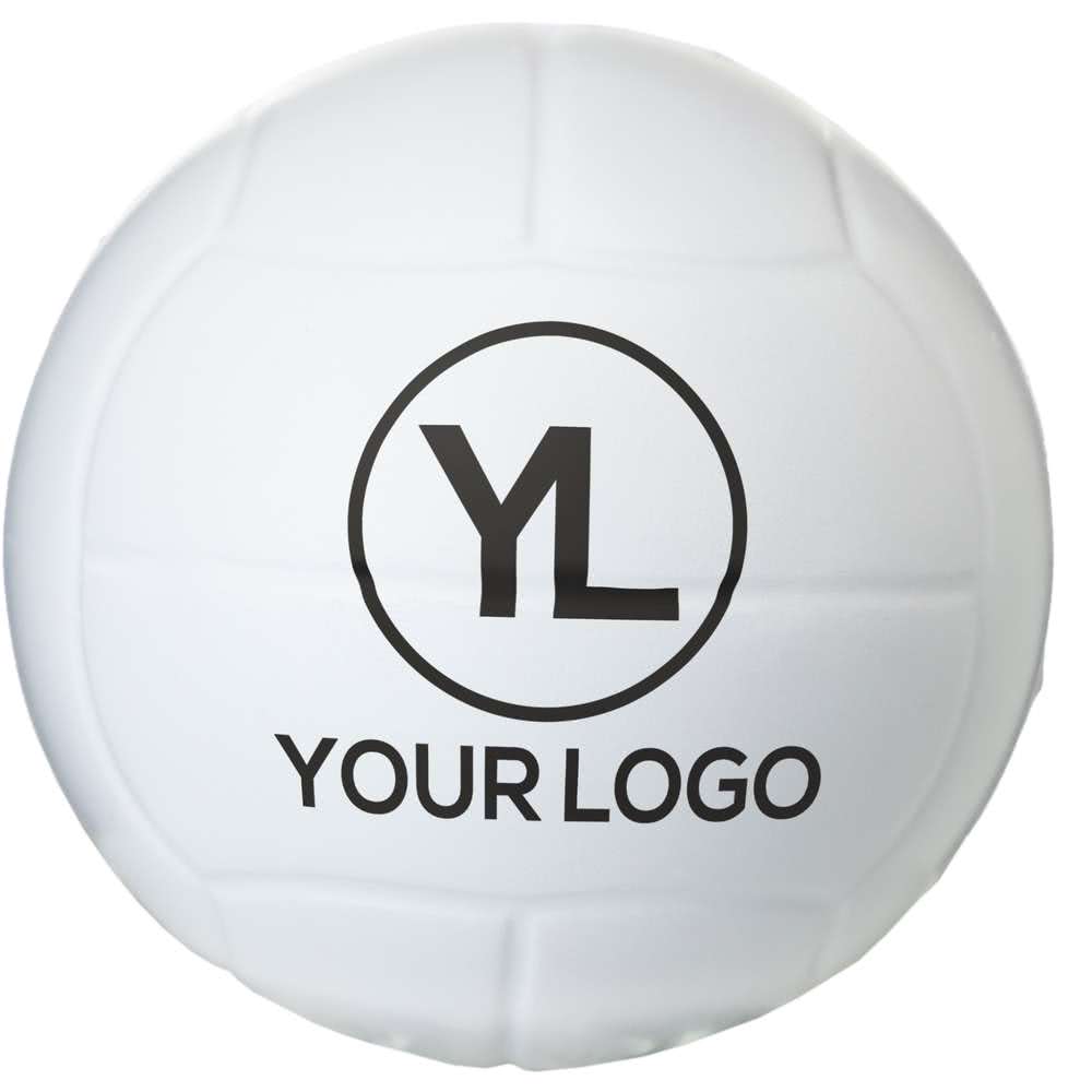 Stress Ball with Logo - Promotional Volleyball Stress Balls with Custom Logo for $0.79 Ea.