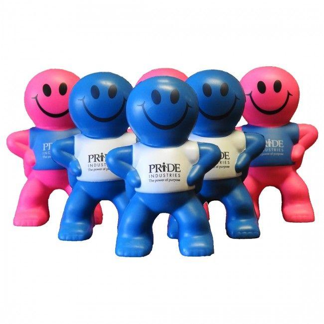 Stress Ball with Logo - PRIDE Company Store Smiley Stress Ball with PRIDE