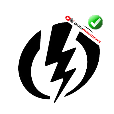 Circle with Lightning Bolt Car Logo - Lightning bolt car Logos