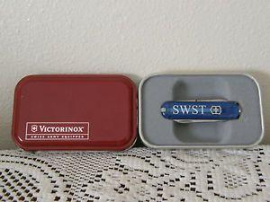 South West Securities Logo - VICTORINOX SWST SOUTHWEST SECURITIES Sapphire Blue Key Chain Knife