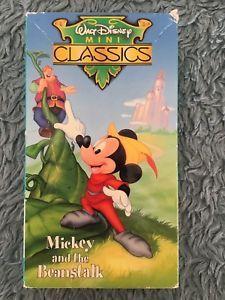 Walt Disney Mini Classics Logo - Walt Disney Mini Classics Mickey And The Beanstalk VHS