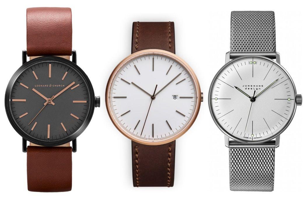 Square Watches with Company Logo - 40 Best Minimalist Watches for Men | Man of Many