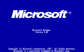 Microsoft Windows 2.0 Logo - Windows 2.0