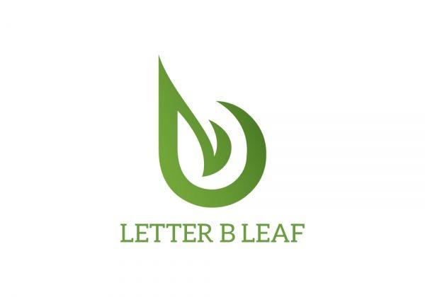 Leaf Letter B Logo - Letter B Leaf • Premium Logo Design