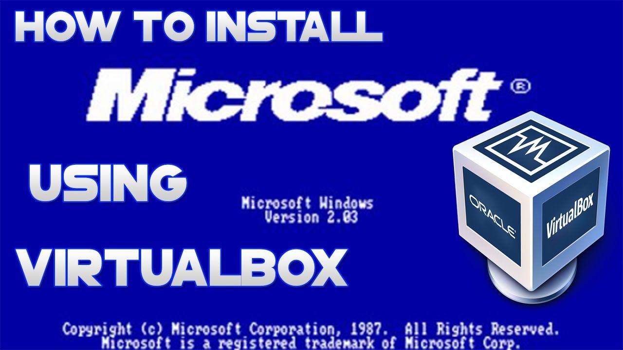 Microsoft Windows 2.0 Logo - How to Install Windows 2.0 using Virtualbox [Step by Step Tutorial ...