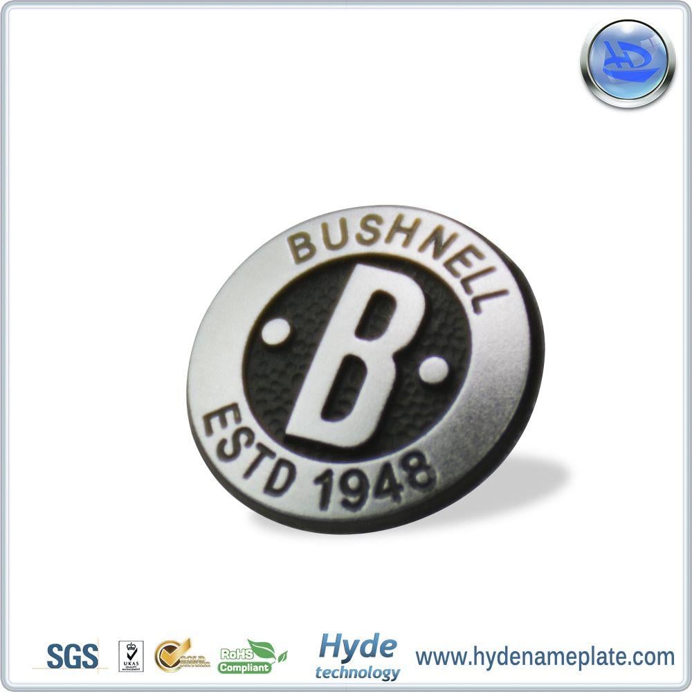 Bushnell Logo - High End High Performance Chrome Logo Bushnell Telescope Sticker