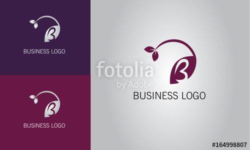 Leaf Letter B Logo - Leaf Letter B Logo Stock Image And Royalty Free Vector Files